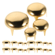 360St Gouden Messing Ronde Studs Voor DIY Riemen Tassen