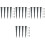 16Pcs Solar Light Metal Ground Stakes Grey Stable Weatherproof Design 8
