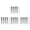 16Pcs Solar Light Metal Ground Stakes Grey Stable Weatherproof Design 5