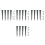 16Pcs Solar Light Metal Ground Stakes Grey Stable Weatherproof Design 3