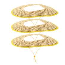 6St Hardhat Stro Zonnekap Uv Bescherming Tuinwerk