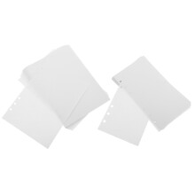 80Pièces Pages Blanches Antiadhésives Pour Organisateur D'autocollants