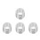 4Sets Aluminium Hub Centric Ringen Auto Precieze Uitlijning Set 10