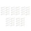 40St Compatibele Plastic Water Flosser Wit Voor Mondhygiëne 4