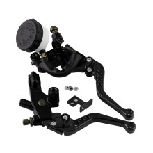 1Paar 7/8 Inch Aluminium Rem Koppeling Hendel Front Rem Scooter Zwart