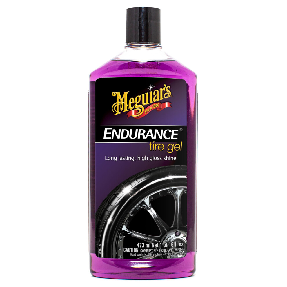 Meguiar's Endurance Long Lasting High Gloss Premium Tire Gel, 473 Ml - G7516eu Black 5006140549787