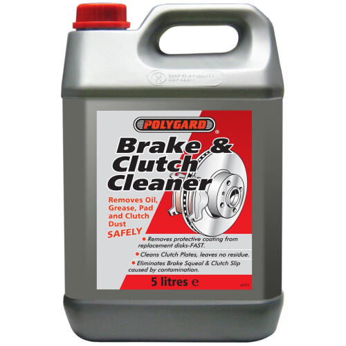 Polygard 12200A Brake and Clutch Cleaner, 5L Volume
