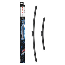 Bosch Aerotwin AM246S - Front Windscreen Wipers - Set of 2 Replacement Blades - Comes with Pre-assembled Adapter - 2 Blades, 650 mm / 380 mm - Only f
