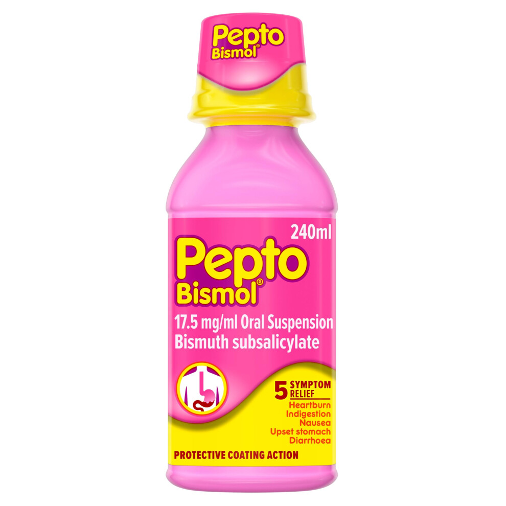 Pepto Bismol Pepto-Bismol For Nausea, Heartburn, Indigestion, Upset Stomach And Dia