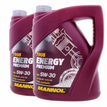 MANNOL Energy Premium Fully Synthetic Engine Oil 5W-30 C3 DPF, 2 x 5