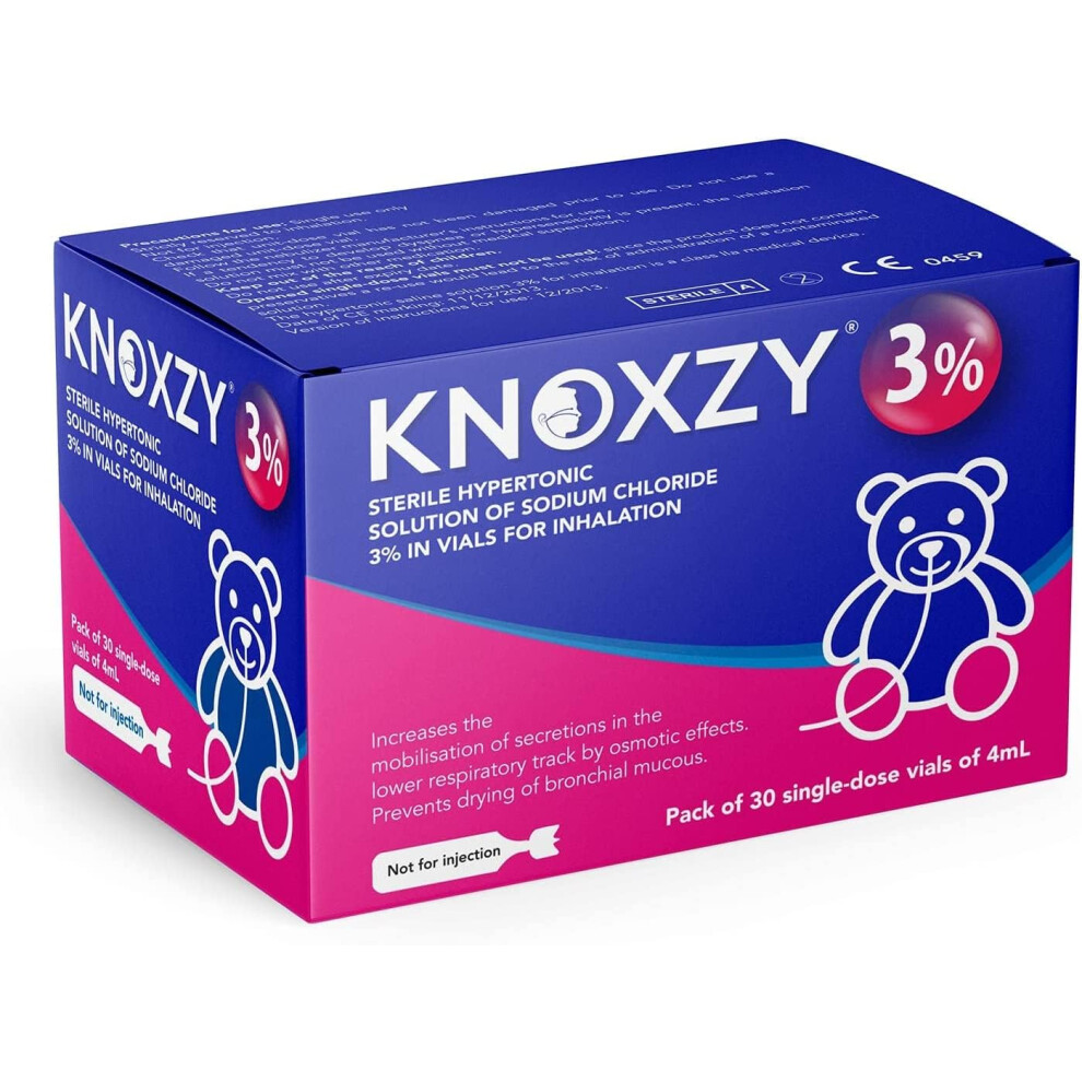 Knoxzy Hypertonic Saline Inhalation Solution 3%. Inhalation Solution For Adults & Children.