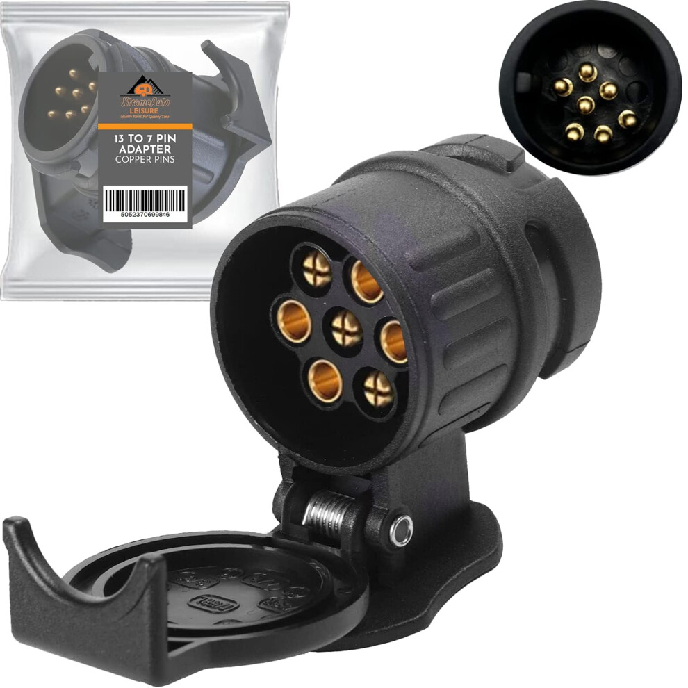 Xtremeauto 13 To 7 Pin Towing Adaptor - 13 Pin Trailer Plug Socket Pink 5000886055540