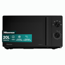 Hisense 700 Watts 20 Litre Inverter Microwave Oven H20MOBP1HIUK Black Autom