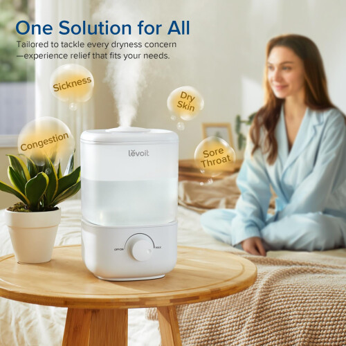 Levoit LEVOIT Humidifier for Bedroom, Ultra-Quiet 23dB, 2