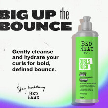 Bed Head by TIGI Curls Rock Hydrating Shampoo Cleansing Wash for Curly