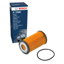 Bosch P7006 Car Oil Filter - Separates Soot and Metal Particles from Engine Oil