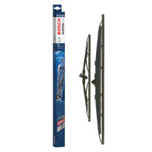 Bosch SuperPlus SP 22/16 S - Front Windscreen Wiper - Set of 2 Replacement Blades, Comes with Pre-assembled Quick-Clip Adapter - 2 Blades, 550mm/400m