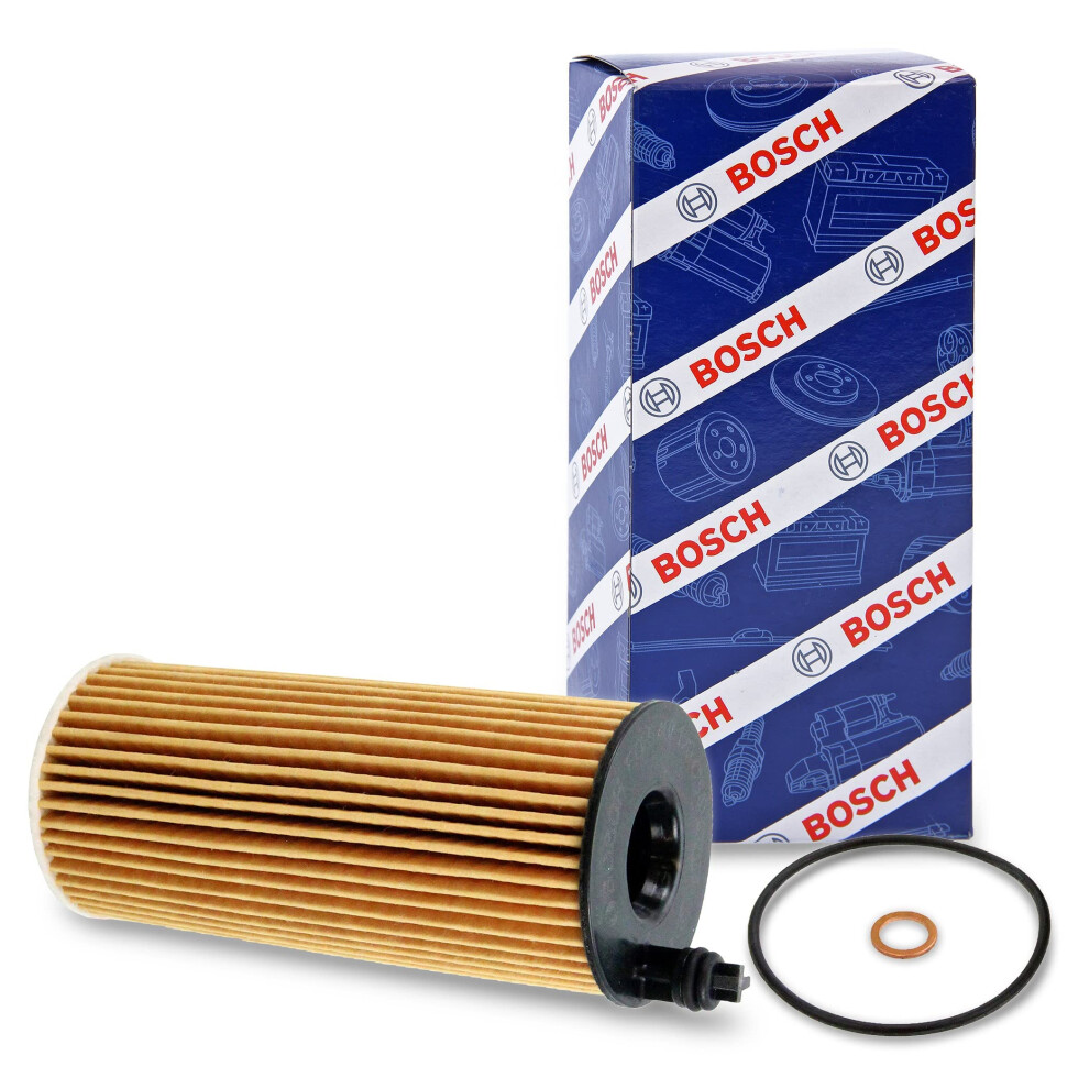 Bosch P7123 Car Oil Filter - Separates Soot And Metal Particles From Engine Oil - Provides Reliable Engine Lubrication