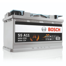 Bosch S5A11 Car Battery 80A / h-800A