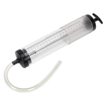 Sealey Oil Suction Syringe 550ml Clear Plastic Body Easily remove oil Gearbox / Diff ** Sealey_AK54 **