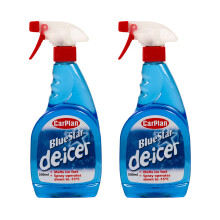 CarPlan TDI501 Blue Star Winter De Icer Trigger Spray 500ml x 2