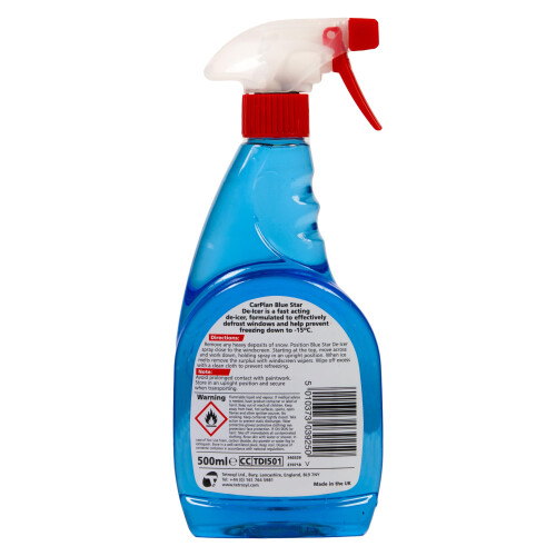 CarPlan CarPlan TDI501 Blue Star Winter De Icer Trigger Spray 500ml x 2 2