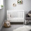 Obaby Obaby Bantam Space Saver Cot Ãâ‚âœ White | Compact Baby Cot | Adjustable Base 2