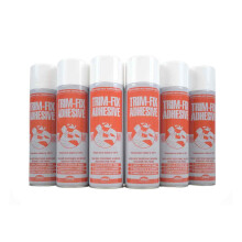 Trim Fix High Temperature Adhesive Spray 500ml 6 Pack for Van Lining