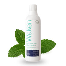 Waken Enamel Care Mouthwash, Alcohol with Natural Mint Extracts,