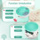 Brencco Electric Nail File for Baby with Six Interchangeable Grinding 1