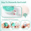 Brencco Electric Nail File for Baby with Six Interchangeable Grinding 5