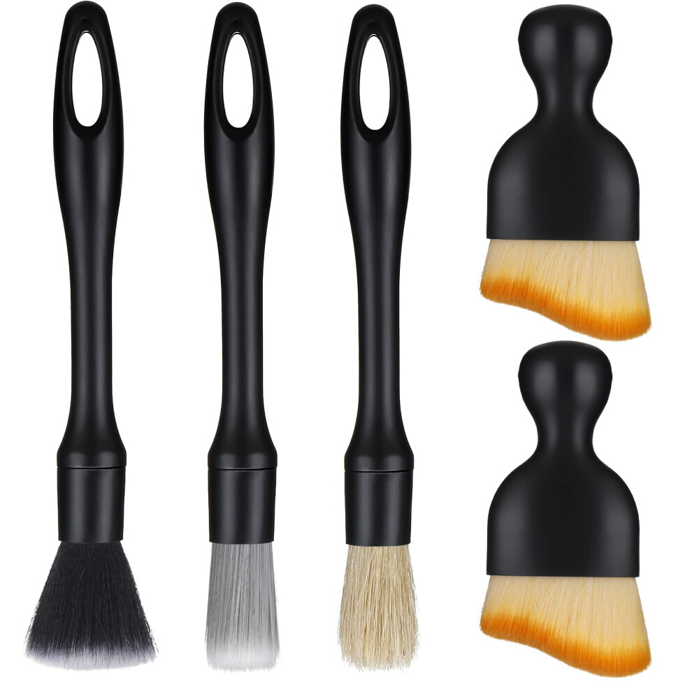 Firtink 5 Pcs Car Detailing Brush Set, Car Interior Detailing Brushes Auto Ultra 5009013527295