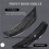 Black Mesh ABS Front Hood Grille Grill for   JDM Type R 2001-2003 6