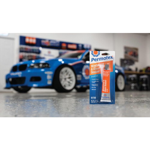 Permatex 81730 Flowable Silicone Windshield & Glass Sealer, Helps 2