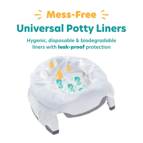 Potette Plus Disposable Liners  Super Absorbent Biodegradable and Ligh