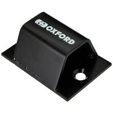 Oxford LK397 Brute Force Ground Anchor. Motorcycle Motorbike Bicycle Ebike Security/Wall Anchor, Black