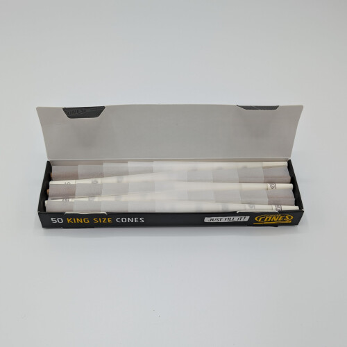 100 Smoking Papers Cones PreRolled King Size 109 mm – with Roach Tip 2