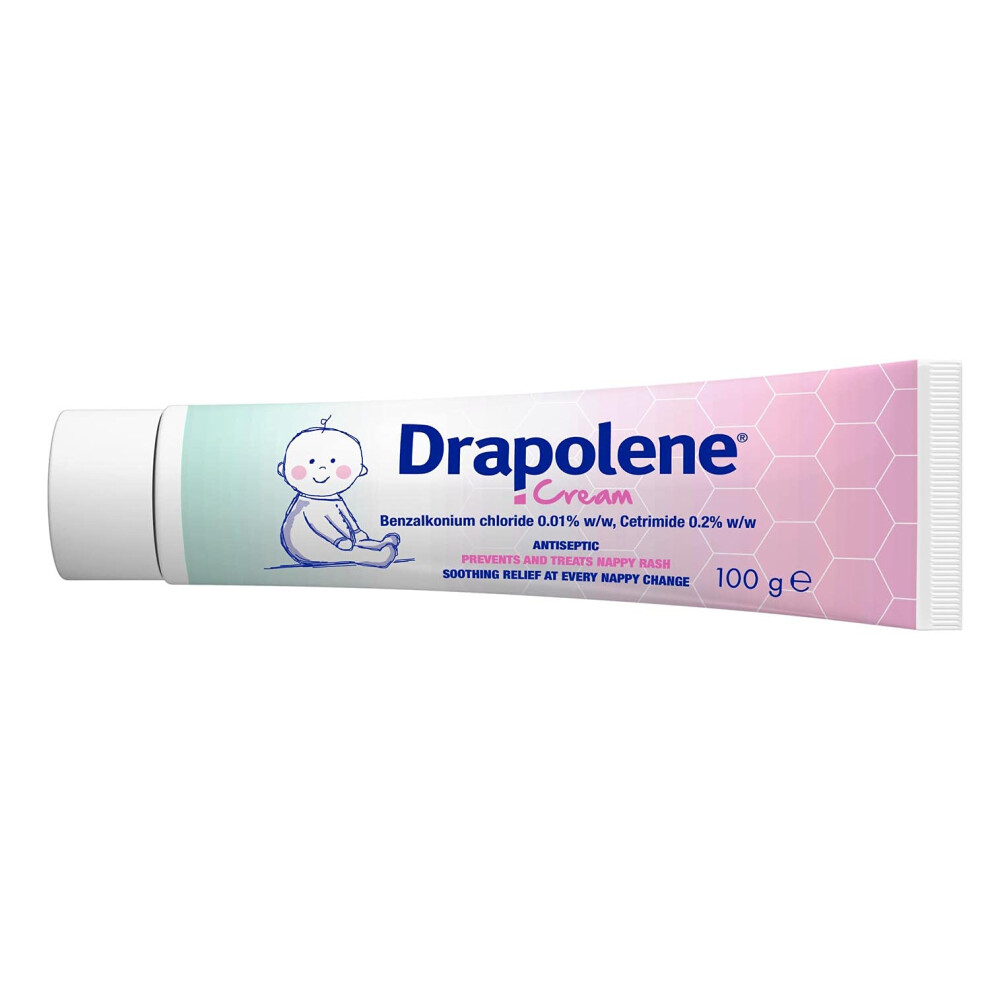 100G Tube | Prevents And Treats Nappy Rash | Soothes And Protects Baby's Bottom From Newborn Onwards Cream Drapolene