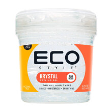 Eco Style, Tyyli-geeli, Max Hold, Kaikki Hiukset, Krystal, 16 oz (454 g)