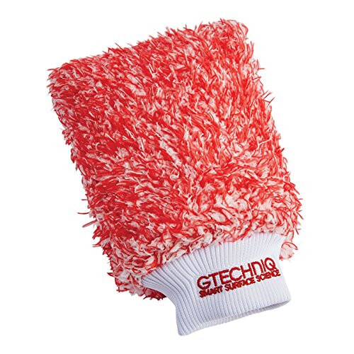 Gtechniq Car Cleaning Microfibre Cloth Wash Mitt with Inner Foam Core 2