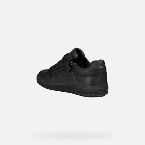 Geox Geox J Arzach B. D Leather Lace Up Trainer 2