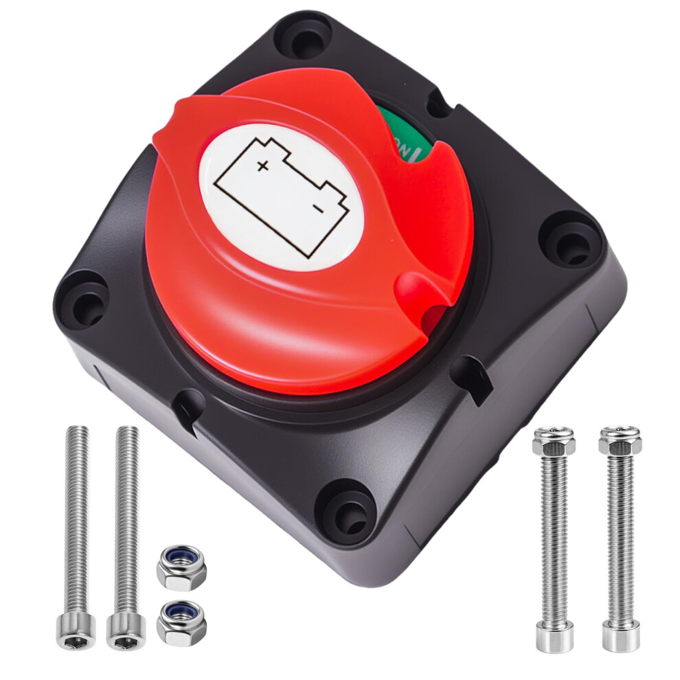 Battery Isolator Switch 12V-48V 200A, Gekufa Battery Disconnect Isolator Switch Master Battery Cut Off Kill Switch For Car Marine Rv Atv Boat Waterpr 1229559090204