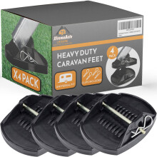 Xtremeauto Caravan Feet Jack Pads - Heavy Duty Caravan Feet Pads, Prevent Sinking Into Soft Ground, Caravan Feet Pads Heavy Duty,