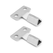 ZAVIA Steel Gas Meter Box Key Pack of 2 Gas Meter Key Triangle Key for Electric Utility Meter Boxes Durable Steel Rust and Corrosion Resistant - Univ