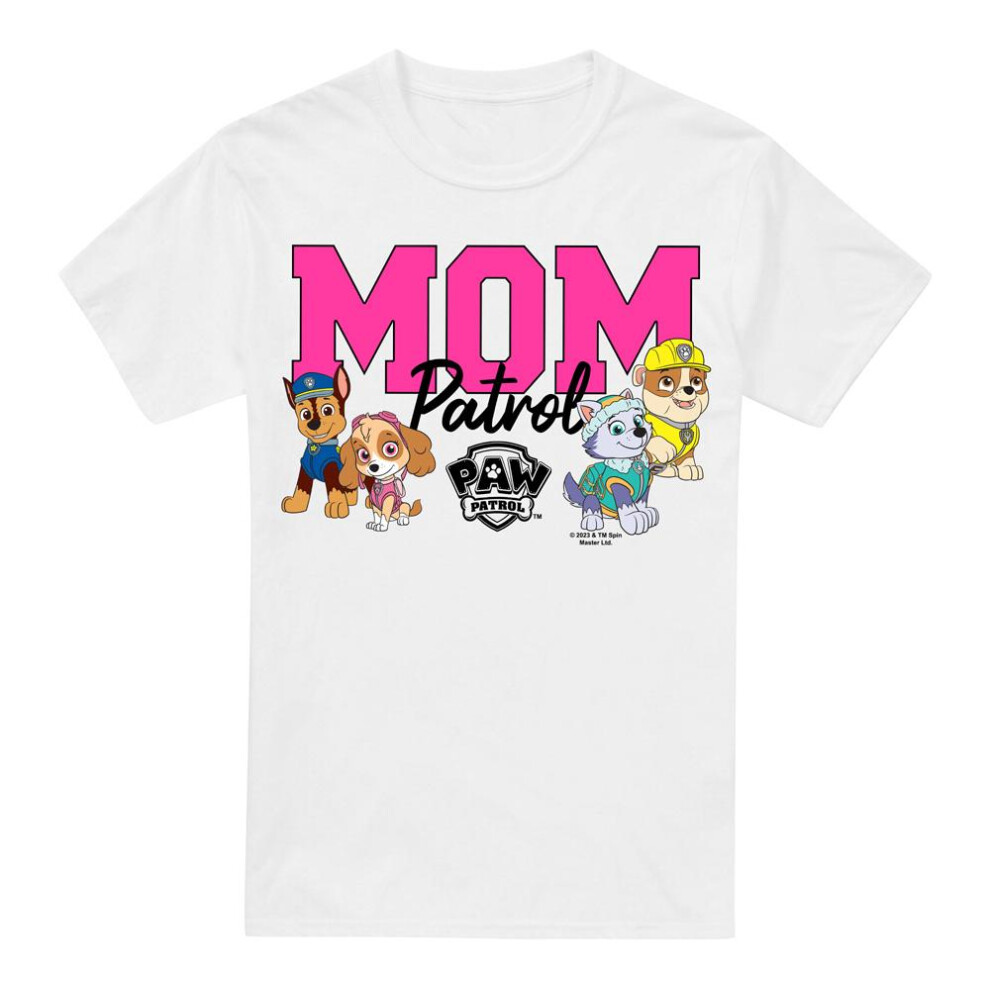 Paw Patrol (5Xl, ) Mens Mom Patrol Mothers Day T-Shirt White