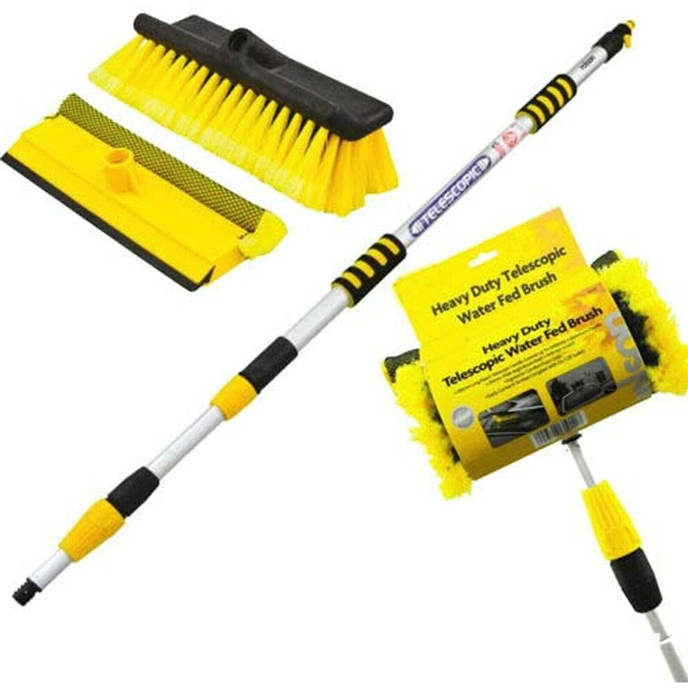 Optiproducts New 3M 9Ft Aluminium Telescopic Water Fed Window Car Van Wash 4669648013504