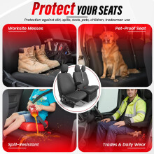 Seat Covers For: Vauxhall Combo 2022+, Citroen Berlingo, Peugeot Partner 2018+, Toyota Proace City & Fiat Doblo 2022+ Driver & Double Passenger Seat C