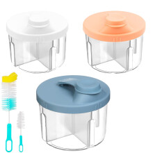 Sebudion Baby Formula Powder Dispenser, 3 Pcs Baby Milk Powder
