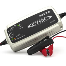 CTEK MXS 7.0 Fully Automatic Battery Charger (Charges, Maintains and Reconditions Car, Caravan and Motorhome batteries) 12V, 7 Amp