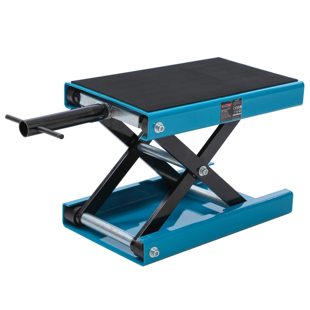 Katsu Motorcycle Lifting Stand Motorbike Lift Jack Motocross Dirt Bike Repair Maintenance Lift Stand 500Kg Max Lifting Capacity 161230 89294895
